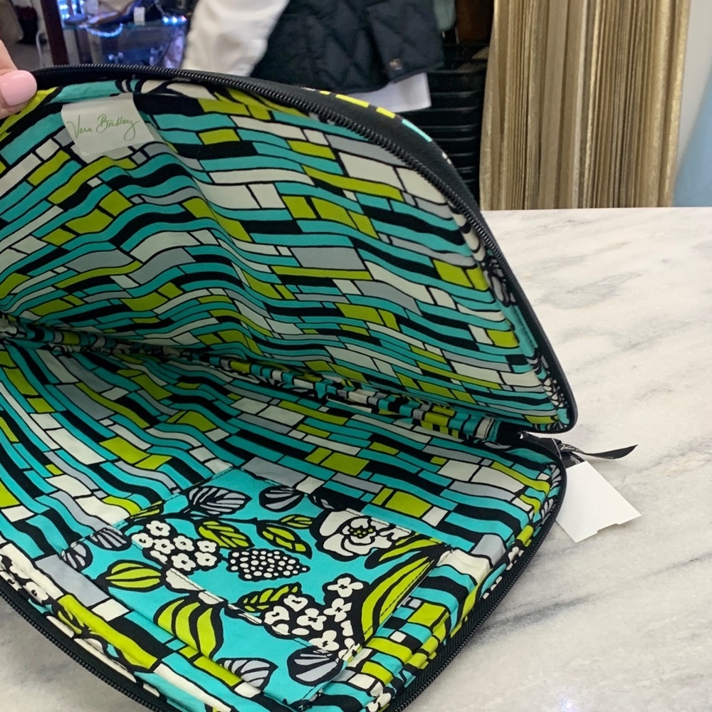 Vera Bradley Blue and Green Floral Laptop Sleeve - Picture 4 of 4